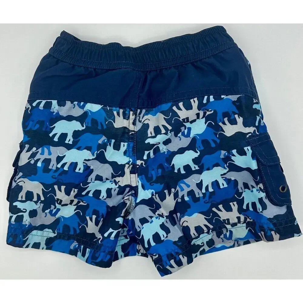 Baby GAP Swim Trunks. Size: 6-12 Months. Blue Animals (882)